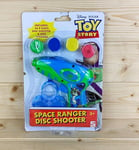 Toy story Disk Shooter Blaster Toy Buzz Lightyear Gun 24 Flying Discs Sambro