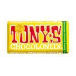 💚 Tony's Chocolonely Natural Almond Honey Nougat Milk Chocolate Bar 180g