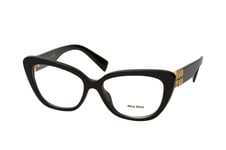 Miu Miu MU 05VV 1AB1O1, including lenses, BUTTERFLY Glasses, FEMALE