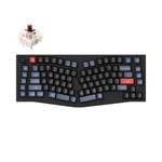 Keychron Q10 Wired Knob RGB Hot-Swap Alice Layout Mechanical Keyboard - Black, G Pro Brown, 89 Key