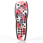 Shabby Chic Red Gingham Vinyl Skin Sticker for Sky+ Plus HD Remote Controller