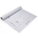 Solid Felt Jigsaw Puzzle Organizer Mat, Specification: 31 x 46 inch(Gray-Printed-Single)