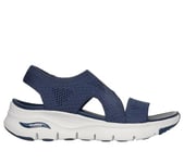 Skechers Femme Cali Ajustement de la voûte Plantaire Le Jour Le Plus Lumineux, Bleu Marine, 35 EU