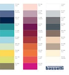 Bassetti Drap Housse, Coton, Abricot, 90x190 100x220