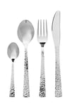 Premier Housewares Cutlery Set Silver Kitchen Cutlery Set 24 Pieces Stainless Steel Knife and Fork Set Contemporary Knives and Forks Set Spoon Set