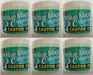 6x Blue Magic Orignals Castor Oil Hair & Scalp Conditioner 12oz (340g)