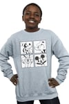 Mickey, Donald, Goofy And Pluto Boxed Sweatshirt