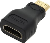 Av-Adapter Blås 92-104# Passage Hdmi Miniplugg - Hdmi-Uttag