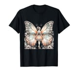 Cute Fairy Fantasy Mystical Butterfly Garden-Floral T-Shirt