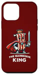 Coque pour iPhone 12 mini Barbeque King Citation humoristique pour les amateurs de barbecue