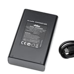 Chargeur USB double pour Panasonic Lumix DMC-GX85 DMC-GX7K DMC-GX80 0,5A