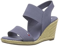 Tommy Jeans Femme L1385ala 6d Slingback, Gris Folkstone Grey 982, 39 EU