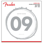 Fender Super 250's Nickel Plated Steel Electric Guitar Strings (.009 - .042)