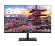 JAPANNEXT Écran PC Bureautique 28 4K UHD 60Hz IPS JN-IPS2802UHDR