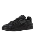 LacosteLT 125 223 1 SMA Leather Trainers - Black