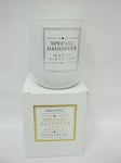 Xquisite Spring Cotton Scented Candle Glass Jar Happy Birthday Special Daughter