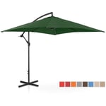 Uniprodo - produit reconditionne] Parasol de jardin - vert - carré - 250 x 250 cm - inclinable - Bon état