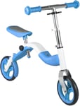 Balance Bike 2 in 1 Scooter Kids 2-5 Years Foldable Blue