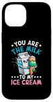 iPhone 14 Funny Italian Food Milk Gelato Ice Cream Case