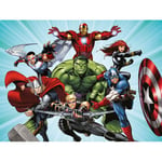 Ag Art - Papier peint intissé - Disney Marvel Avengers prêt à combattre - 360 cm x 270 cm