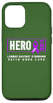 Coque pour iPhone 13 Pro Ruban violet – LGS Hero, sensibilisation au syndrome de Lennox Gastaut