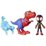 Marvel Spidey and His Amazing Friends Spidey-Rex & Miles "Spin" Morales