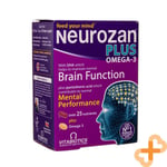 NEUROZAN PLUS Brain Function Mental Focus 28 Capsules And 28 Tablets DHA Omega 3