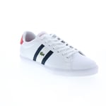 Lacoste Grad Vulc 120 2 P SMA Mens White Leather Lifestyle Sneakers Shoes