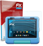 atFoliX 2x Screen Protector for Amazon Fire HD 8 Kids Model 2022 clear