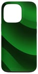 Coque pour iPhone 13 Pro Vert Esthétique Abstrait Minimal Patterns