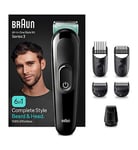 Braun All-In-One Style Kit Series 3 MGK3411, 6-in1 Everyday Grooming Kit For Men