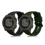 Silicone Watch Strap Set for Garmin Instinct 2 Solar Instinct 2