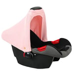 Baby Car Seat Cover Knit Stretchy Infant Stroller Cover Breathable Baby Carseat Canopy