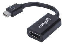 MANHATTAN Adapter cable Mini DisplayPort to HDMI M/F 1080p Full HD 15cm black