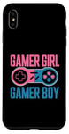 Coque pour iPhone XS Max Gamer Girl or Gamer Boy Sexe Reveal Future Parent Dad Mom