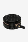 Edblad - Smyckeskrin Jewellery Travel Case S Croco - Svart