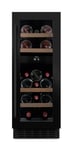 (Outlet) - mQuvée innbyggbart vinskap - WineCave 700 30D Anthracite Black (B: 29,5 x H: 80/89 x D: 57 cm)