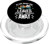 If Life Gives You Leaves Autumn Leaf Blower PopSockets PopGrip for MagSafe