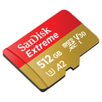 microSDXC Extreme 512GB (A2/ V30/ U3/ R160/ W90) + adapter, "mobile