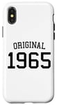 Coque pour iPhone X/XS Original 1965, 60 ans pour homme et femme, 60e anniversaire