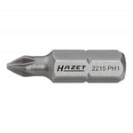 Hazet 2215-PH1 Embout-tournevis hexagone massif 1/4'' Taille PH1 longueur 25 mm