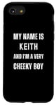 Coque pour iPhone SE (2020) / 7 / 8 Keith Blague humoristique pour la famille ou les amis