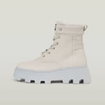 Kate II High Canvas Boots - Grey - Women