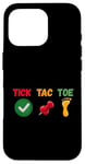 Coque pour iPhone 16 Pro Tic, tac, toe. Abstrait drôle, humour