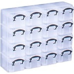 Really Useful Box Storage Box 140 ml Black, Transparent 28 x 6.5 x 22.4 cm