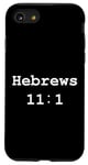 iPhone SE (2020) / 7 / 8 Christian faith holy bible verses typeset Hebrews 11:1 Case