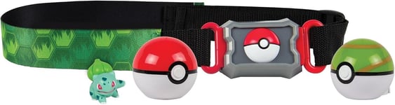 Pokémon Clip Go Ceinture Porte Boules Figurine BULBASAUR 2 POKEBALL Originale