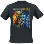 Iron Maiden The Future Past Tour Art 2023 Square T-Shirt black