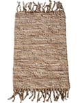 Gulv Tæppe-Flettet Home Textiles Rugs & Carpets Cotton Rugs & Rag Rugs Beige Au Maison