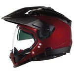 Nolan N70-2 X Casque Unisexe, Rouge viscéral/Noir, XS